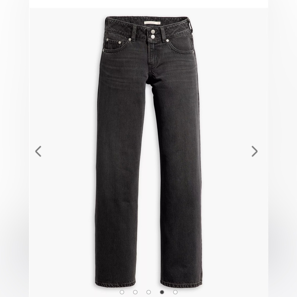 NWT Levi’s Superlow Loose Jeans in Mic-Dropped Black 27x32
